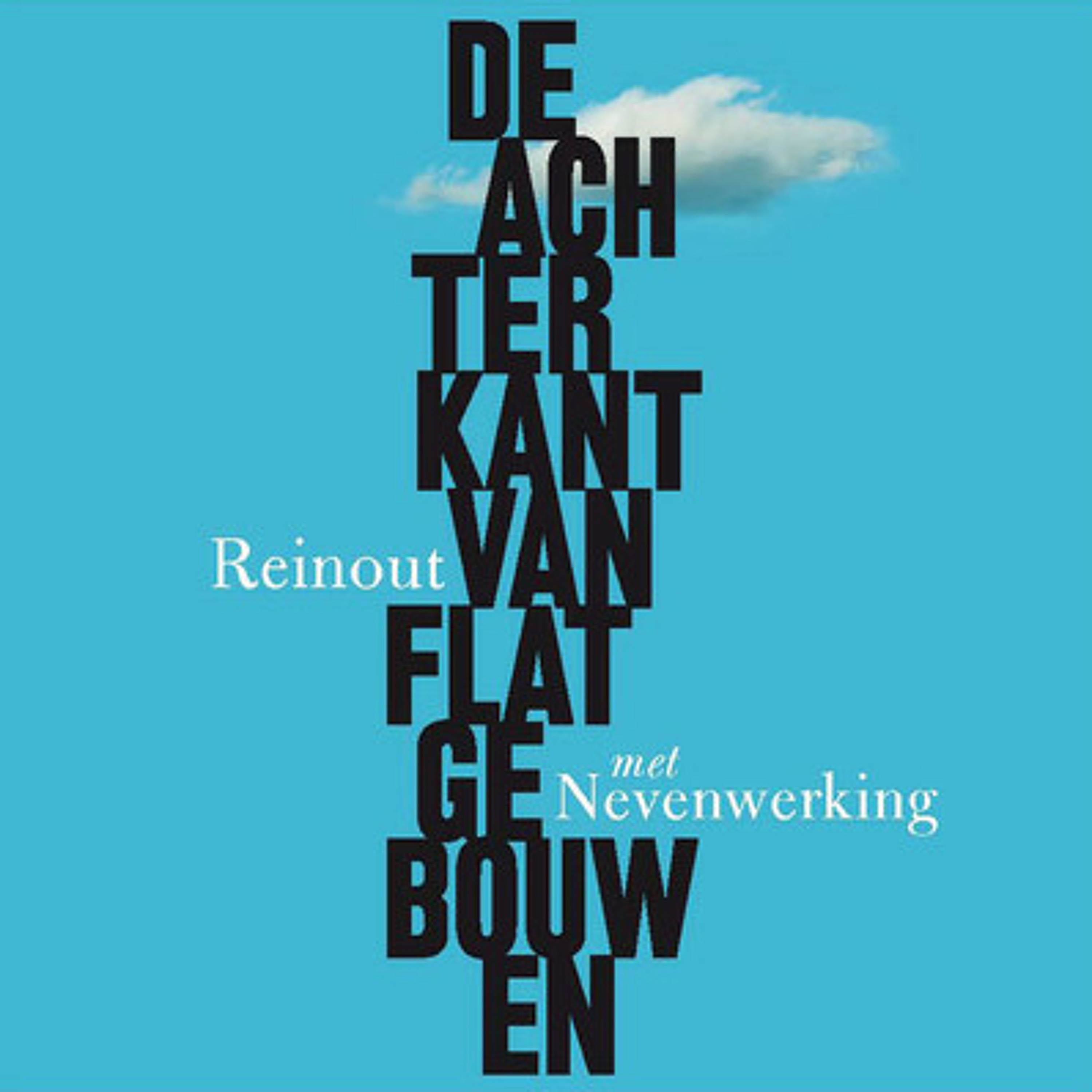 De achterkant van flatgebouwen