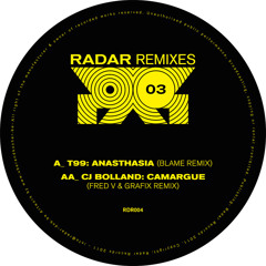 T99: Anasthasia (Blame remix) RDR004A (clip)