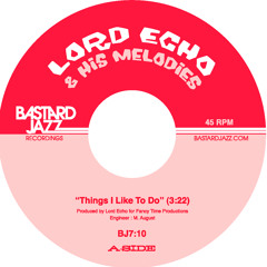 Lord Echo - Things I Like To Do