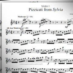 Delibes. Divertissement - Pizzicato from Sylvia. String Quartet arrangement