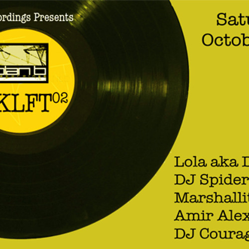 DJ Spider @ BKLFT02 (Vinyl DJ Set) Saturday, Oct. 15th 2011