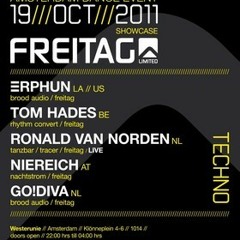 GO!DIVA live at Freitag Showcase at the Amsterdam Dance Event, Westerunie, 19-10-2011!