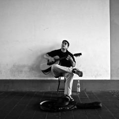 A street musician in Koblenz, Germany