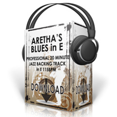 Arethas-12-Bar-Blues-Jazz Backing-Track-Style-In-E-115bpm-1-Minute-Sample