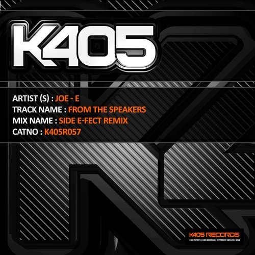 Joe-E - From The Speakers (Side E-Fect RMX)