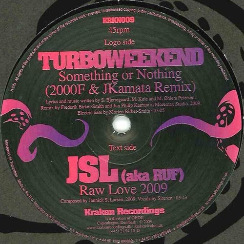 Stream KRKN009 - Turboweekend - 2000f & Jkamata remix by krakenrecordings |  Listen online for free on SoundCloud