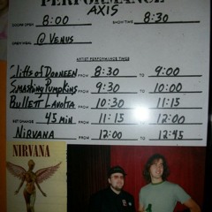 Nirvana Live at Axis Boston WFNX 8th Birthday 9.23.91