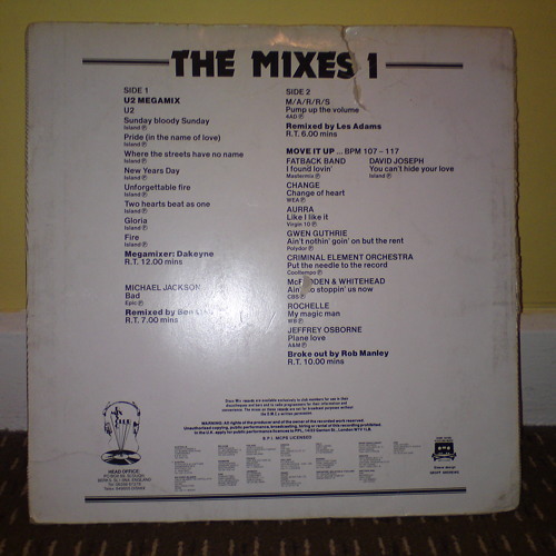 U2 Megamix (mixed by Dakeyne)