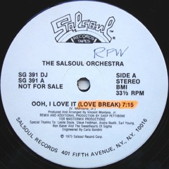The Salsoul Orchestra - Ooh I Love It (Love Break) - Shep Pettibone remix 1975