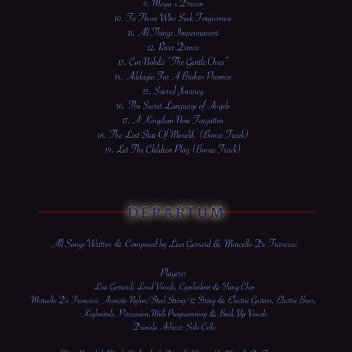 lisa gerrard and marcello de francisci - river dance