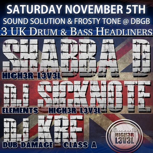 Shabba D & Sicknote at Sound Solution & Frosty Tone - 5 Nov 2011