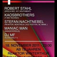 Kaosbrothers Live Recording @ T wie Techno! 18.11.11 Reaktor 2.0