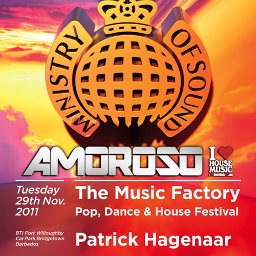 DJ Amoroso LIVE from Barbados! The Music Factory Festival / Ministry Of Sound World Tour 2011