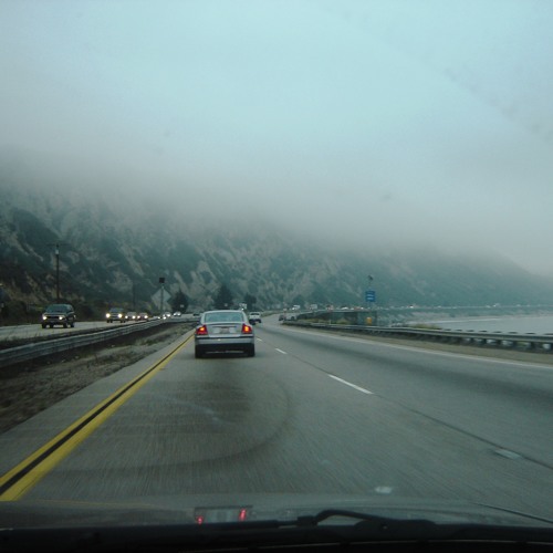 the foggy road from pasadena
