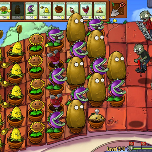 Stream Zombie Apocalypse - Plants vs Zombies rooftop level