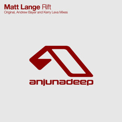 Matt Lange - Rift (Played on Radio 1 - Zane Lowe 14/12/11)