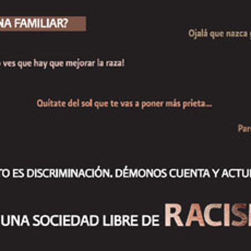 Campaña por una sociedad libre de racismo. Cápsula institucional CONAPRED 01