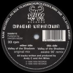 Origin Unknown - Valley Of The Shadows 12" Vinyl 1993