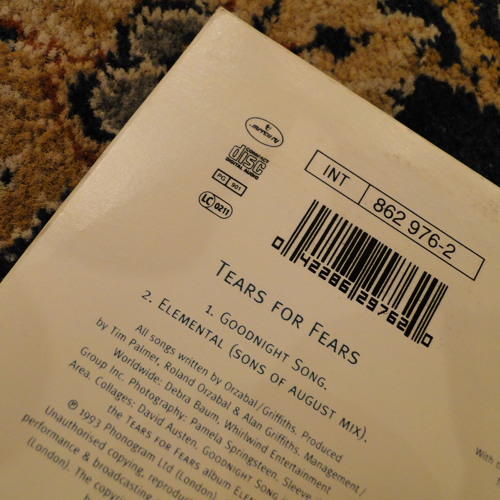 Tears for Fears ELEMENTAL (Sons of August Mix)