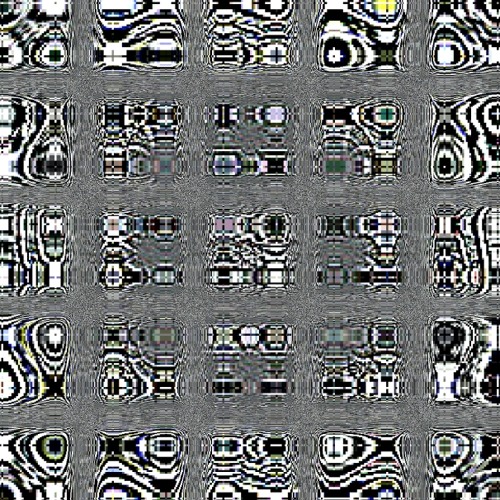 Progressive deconstructive fractal noise experiment 1