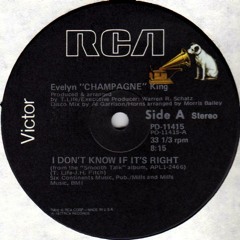 Evelyn "Champagne" King - I Don't Know If It's Right (Beaten Space Probe Re-Edit)