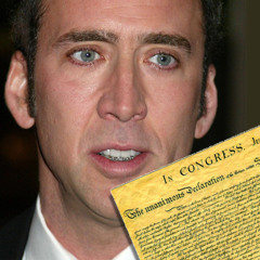 Nicholas Cage Experiences an Adrenaline Rush Whilst Looking at Declaration of Independence