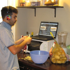 mientras pelo las patatas