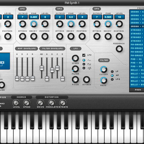 Stream Example 01 Ambient sounds with analog and FM synthesizers by Listen