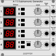 Doepfer Trautonium Subharmonic Generator Demo