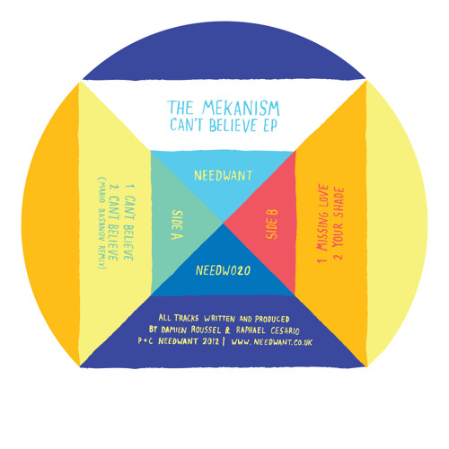 Can't Believe (Original Mix) 12" [Needwant]