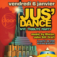 Jus'Dance 'live from the booth' @ Djoon, Paris France, Friday January 6th 2012