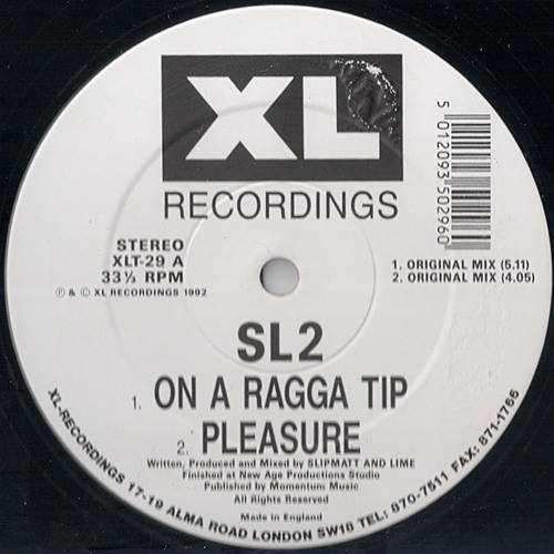 SL2 - On A Ragga Tip (Original Mix)