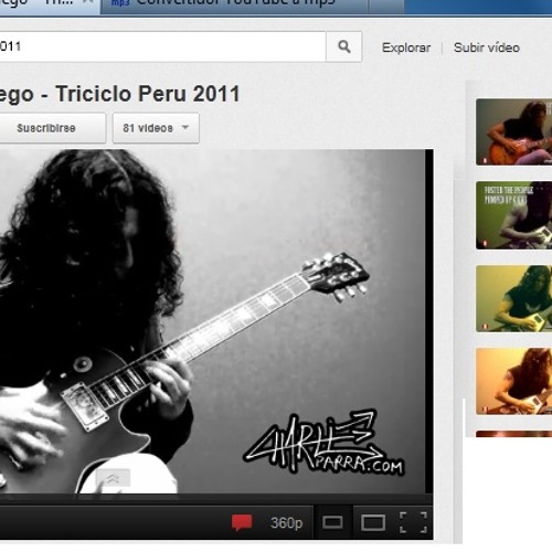 Stream Charlie Parra del Riego - Triciclo Peru 2011 by Éramos jóvenes,  salvajez y libres | Listen online for free on SoundCloud