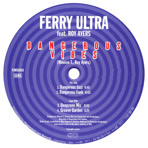 Stream Ferry Ultra feat. Roy Ayers - Dangerous Jazz (Deepzone Mix) by  PEPPERMINT JAM | Listen online for free on SoundCloud