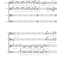 The Kiss for SATB choir