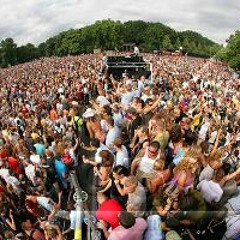 One Million Party People dancing in a Street