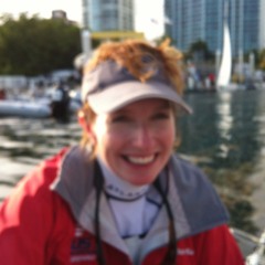 Victorious SCUD-18 Skipper Jen French, Dockside After Her Trials Win at Shake a Leg Miami