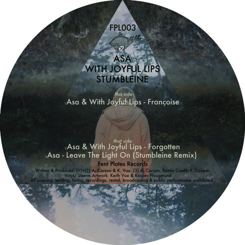FPL003 - Asa & With Joyful Lips - Forgotten / Francoise / Leave The Light On (Stumbleine Remix)