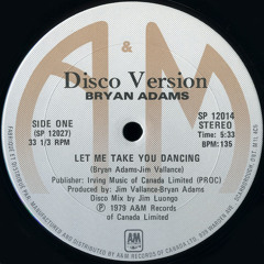 Bryan Adams_Let Me Take You Dancing_Special Disco Version_1979