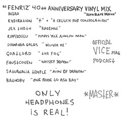 DJ Fenriz' 40th Anniversary Vinyl Mix "Slow Black Death"