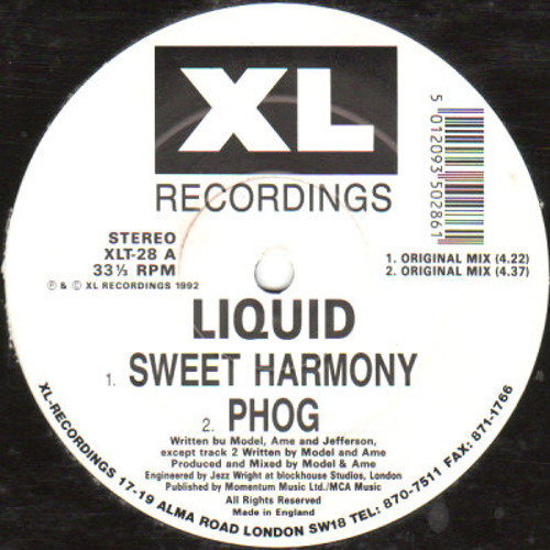 Stream Liquid - Sweet Harmony (Live @ Kiss FM, Camden Palace 1992) by  Liquid. | Listen online for free on SoundCloud