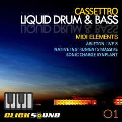 Cassettro Drum & Bass MIDI Elements Vol.1