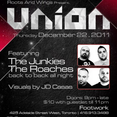 The Roaches vs. The Junkies Live @ Footwork, Toronto 12-22-2011 (Part 1)