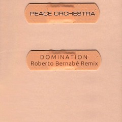 Peace Orchestra - Domination (Roberto Bernabé Remix)