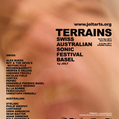 Dovetailed solo Drums & SuperCollider @ JoltFestivalBasel