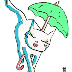 La gata bajo la lluvia