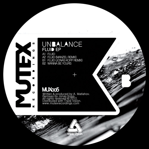 [MUX005] Unbalance - Fluid EP (incl. Jonas Kopp, Manzel remixes)