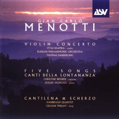 Menotti - Violin Concerto in A Minor, Mov. II [1952]