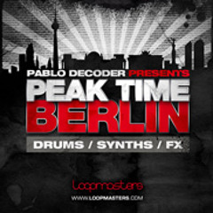 FREE WAV Drumloops from PeakTime Berlin pack by Pablo Decoder