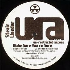 Steve Wonder " Make Sure Youre Sure " Quentin Harris & Timmy Regisford Remix